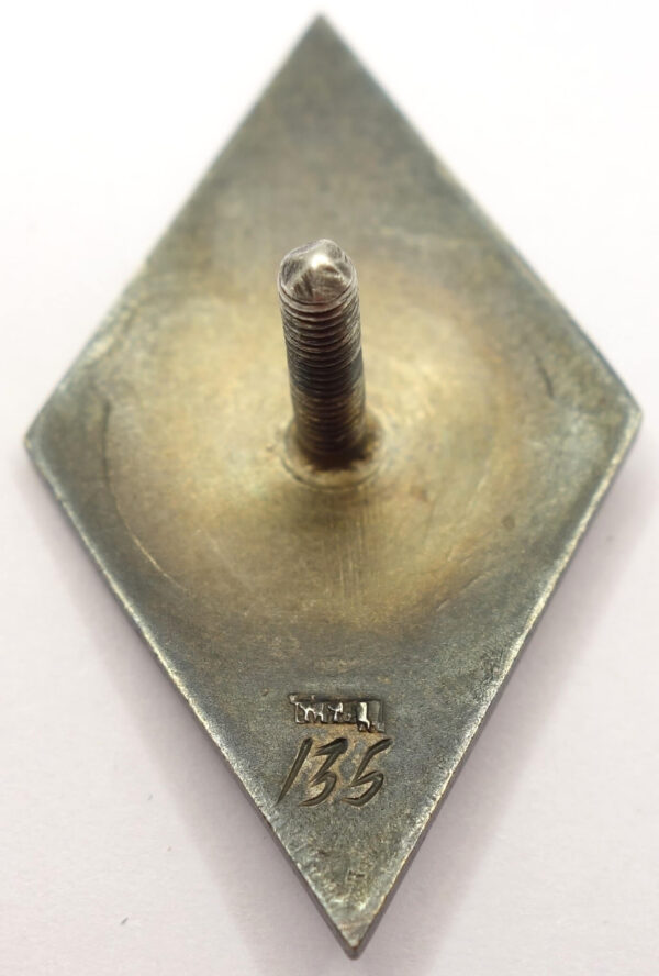 Odessa Higher Marine Engineering School (OVIMU) Graduation Badge #135 in silver - Image 8