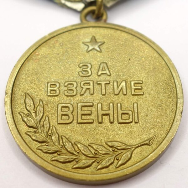 Soviet Medal for the Capture of Vienna variation 1 - Image 7