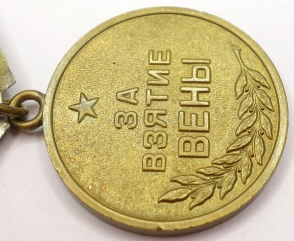 Soviet Medal for the Capture of Vienna variation 1 - Image 9