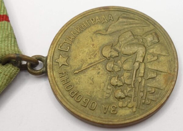 Soviet Medal for the Defense of Stalingrad variation 1 with document - Image 10