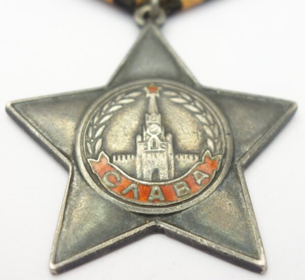 Group of an Order of Glory 3rd class #482218 and Medals for Bravery #1036048 + #2149566 - Image 8