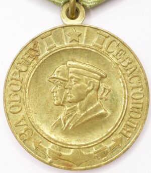 Medal for the Defense of Sevastopol rare Voenkomat