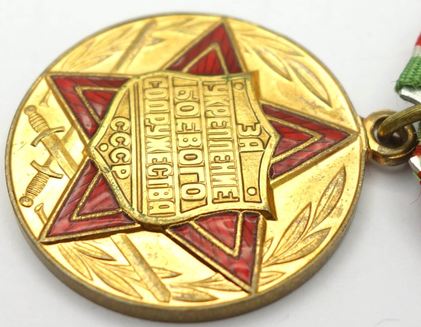 Soviet Medal for Strengthening of Brotherhood in Arms - Image 8