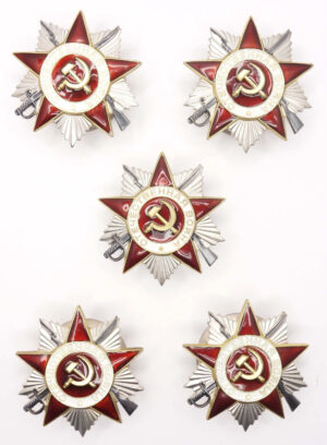 5 Consecutive Orders of the Patriotic War 2nd class