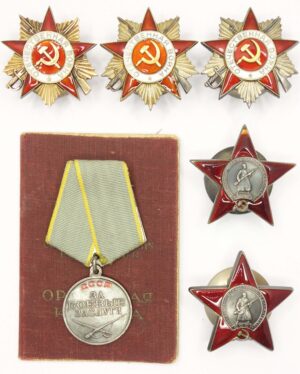 Documented group of an Order of the Patriotic War 1st class