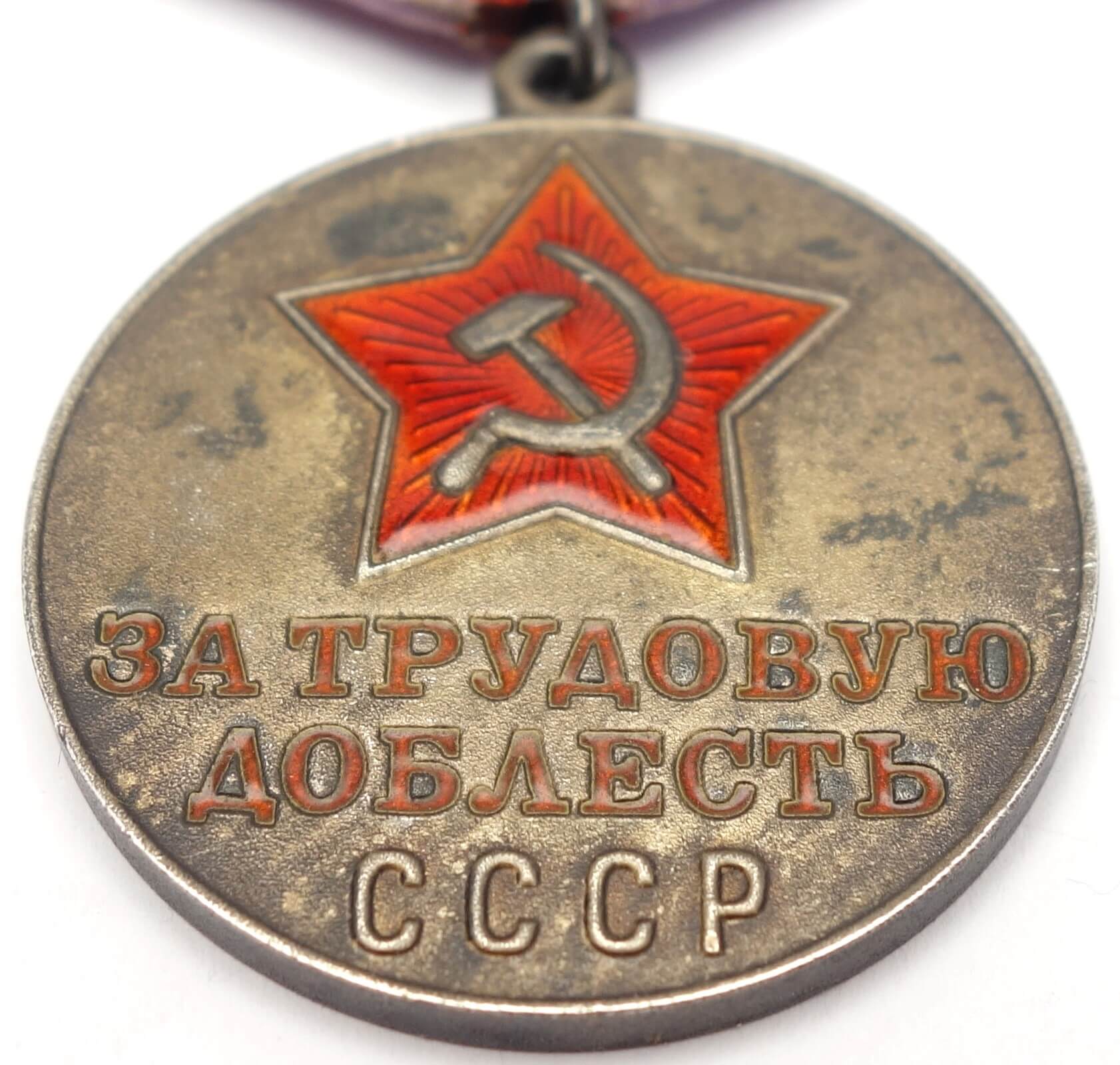 Soviet Medal for Labor Valor - Image 7