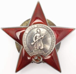 Order of the Red Star to fighter pilot