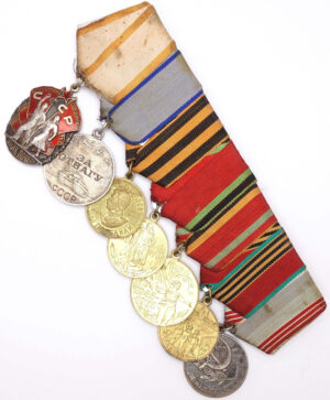 Order of the Badge of Honor, Medal for Bravery + jubilee medals