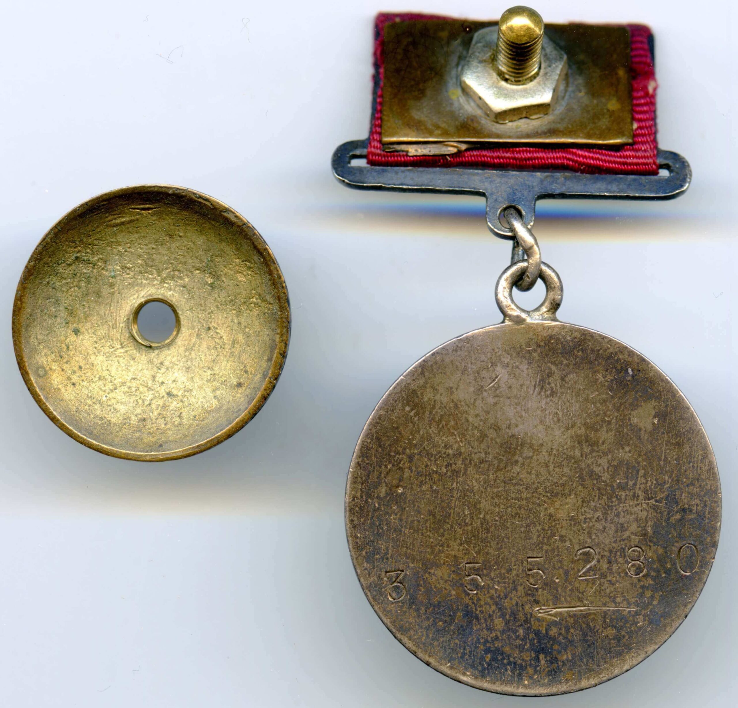 Medal for Combat Merit on rectangular suspension