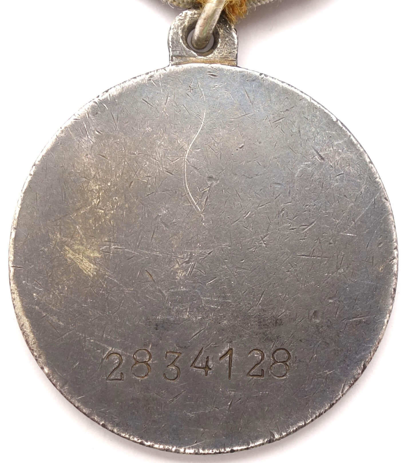 Soviet Medal for Combat Merit #2834128. U-shape eyelet variation - Image 2