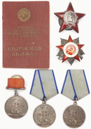 Complete Documented Group of Soviet awards