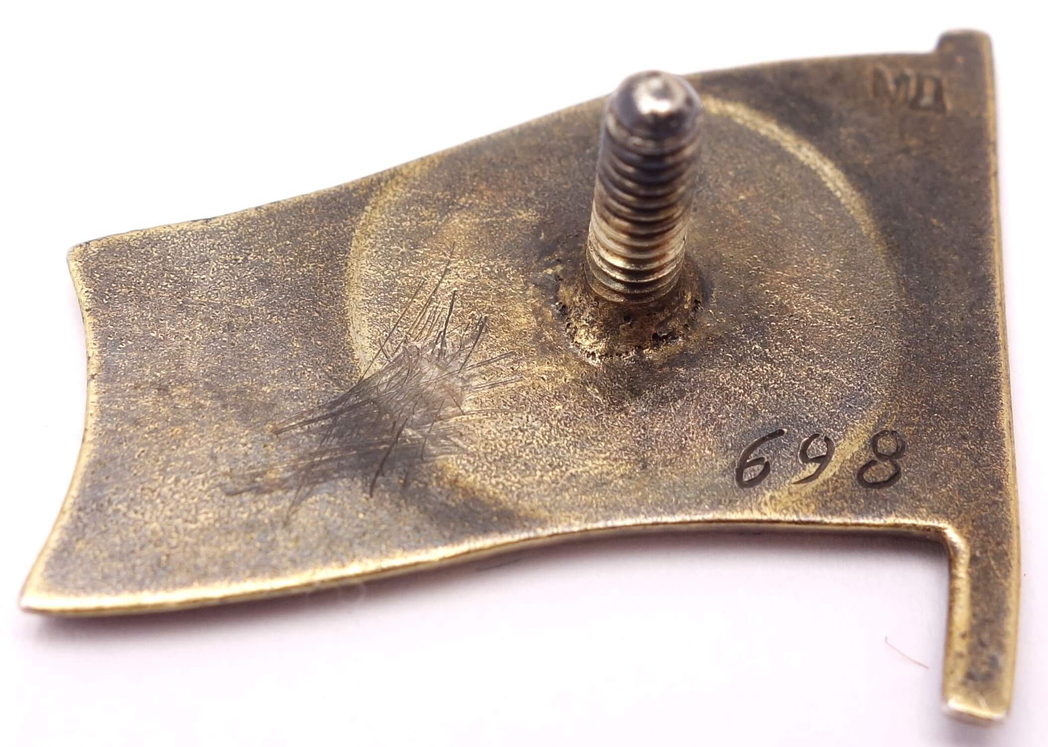 Supreme Soviet of the USSR membership/ deputy badge. First convocation in 1937 #698 - Image 8