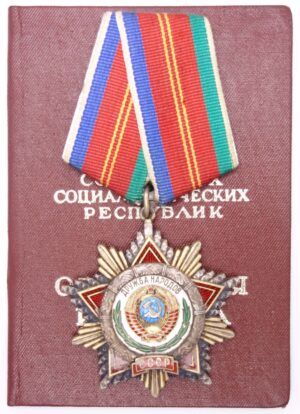Order of Friendship of Peoples with booklet
