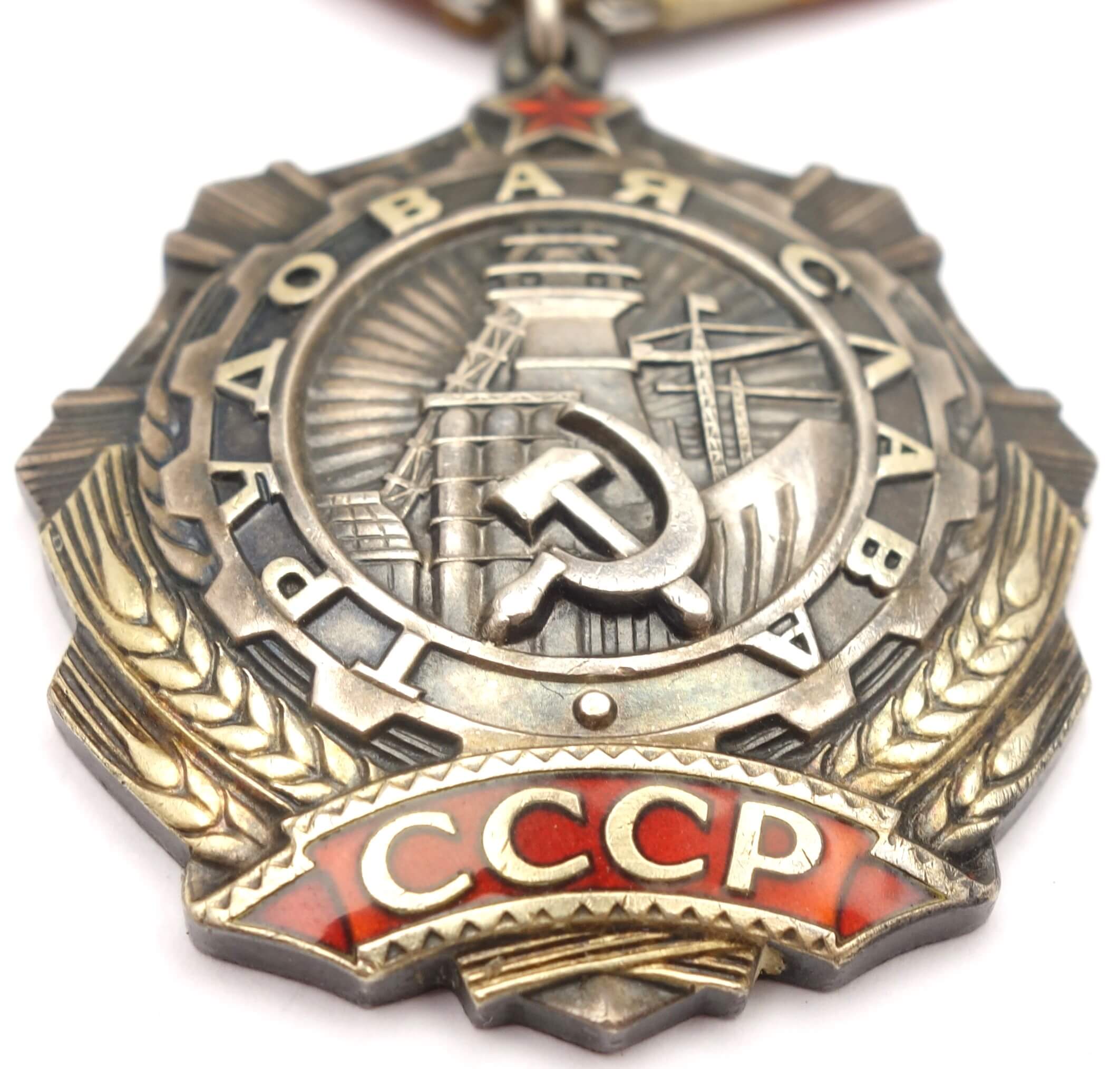Soviet Order of Labor Glory 3rd class #477556 with booklet - Image 8