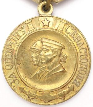 Medal for the Defense of Sevastopol rare Voenkomat